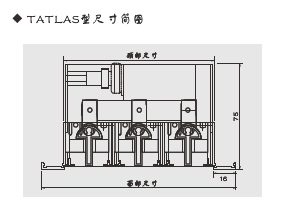 TATLAS型自动感温条缝型散流器