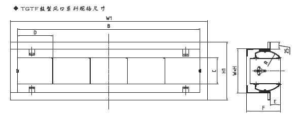 TGTF鼓型风口